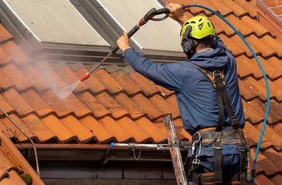 Démoussage et hydrofuge de toiture à Vaudeville